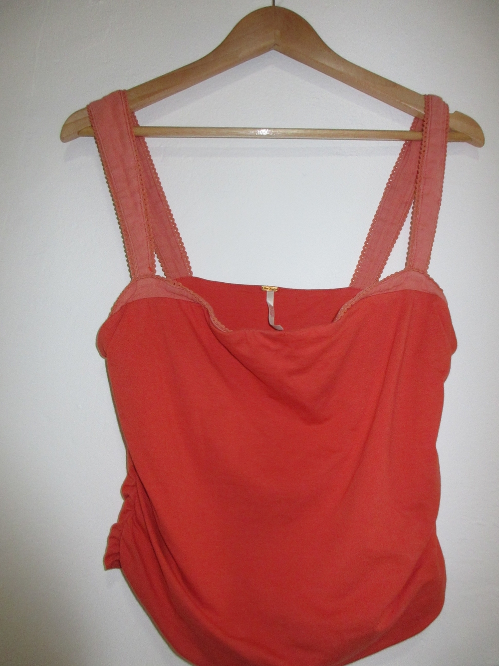 Free People Coral Wide-Strap Scoop Tank